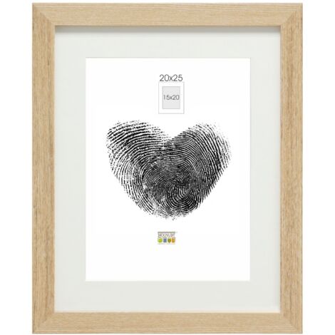 Deknudt Frames S66KH1-P1-20.0X25.0 - Cornice quadro / foto Basic, bordi in legno/MDF di quercia, 20 x 25 cm, natura