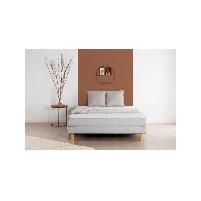 Les Tendances - deko dream airflex Ensemble Matelas 140x190 cm + Sommier - Mousse - airflex