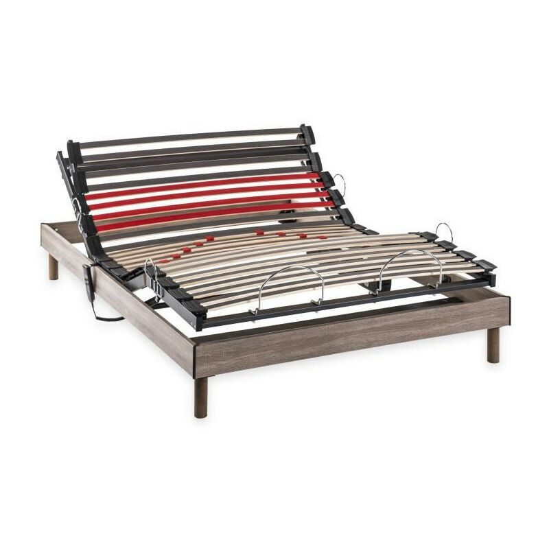Les Tendances - deko dream Ensemble matelas+sommier relaxation électrique comfort Samba - 140x200 cm - Matelas mousse Les Tendances - deko dream Ensemble matelas+sommier relaxation électrique comfort Samba - 140x200 cm - Matelas mousse