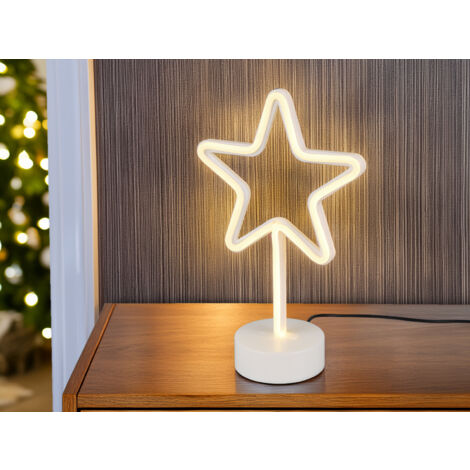 Deko LED Tischleuchte STAR Batterie- oder USB betrieben, Höhe 30cm
