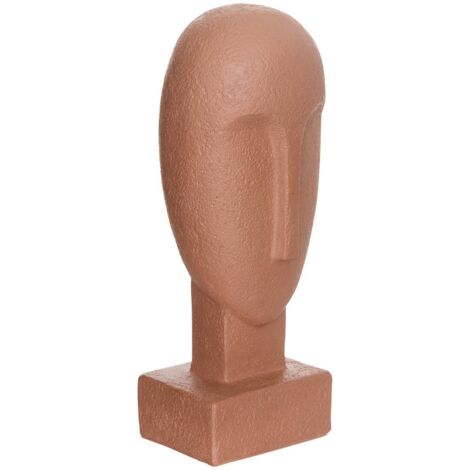 Deko-Objekt Gesicht Sien 9x8x24,5cm terracotta - Atmosphera créateur d'intérieur