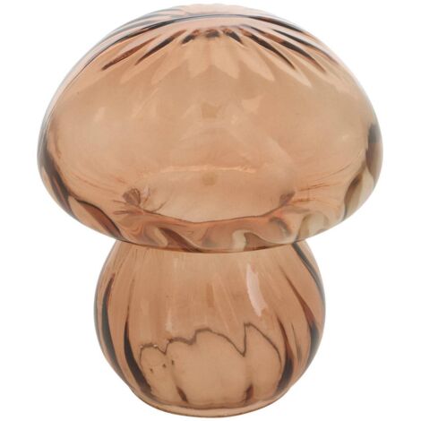 Deko-Objekt Pilz Herbst 13,2x13,2cm - Bernstein