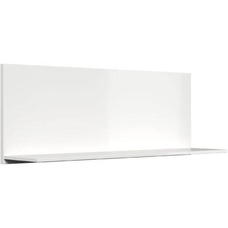 Deko-Regal Fiore L 80cm Weiss hochglanz