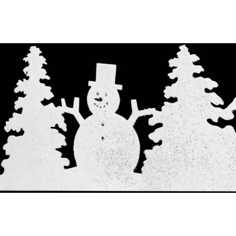Deko-Schneeglitzer-Haarreif L100 - Schneemann