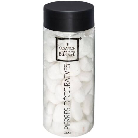 Deko-Steine - Keramik - weiß - 750g