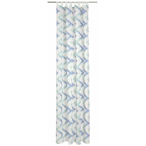 Deko Trends Montana 6236780 57 Passanti, Tessuto, 245,0 x 140,0 x 245,0 cm, colore: bianco/blu/turchese