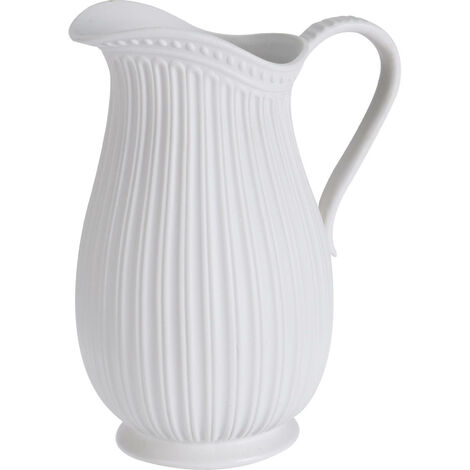 Deko-Vase mit Griff, Porzellan, H. 24,3 cm