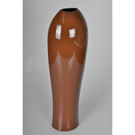 Deko-Vase versch. Farben - braun