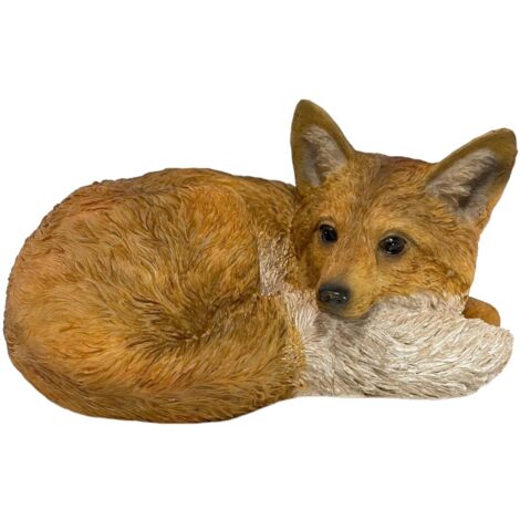 Dekofigur Fuchs liegend 15,5 x 29 x 19 cm Dekofigur