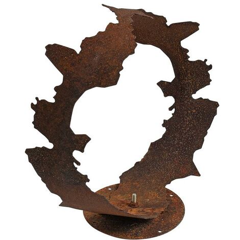Dekofigur Gartendeko Edelrost Skulptur Gartenskulptur Rost Figur Dekoration Deko 38 cm