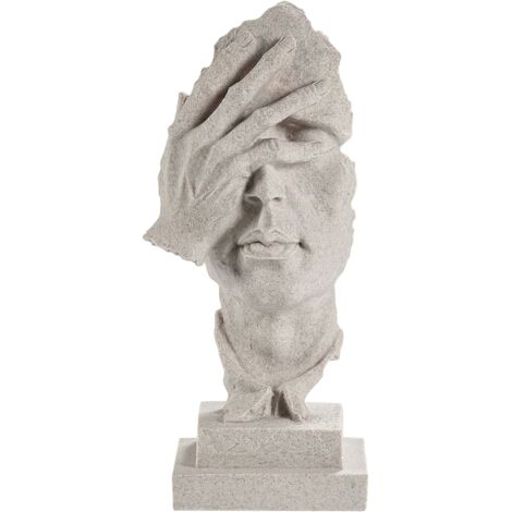 Dekofigur Gesicht PUUMALA Grau