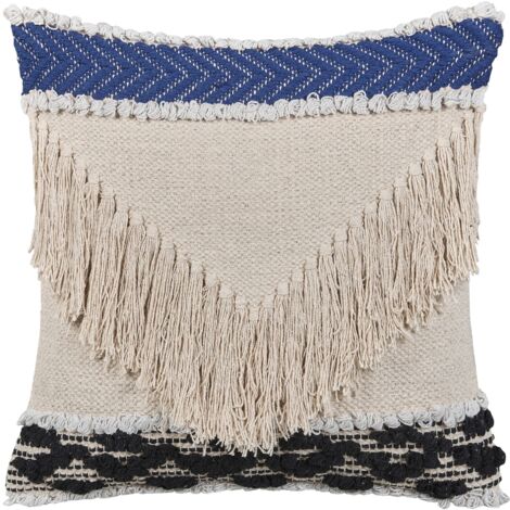 Dekokissen SOFCA Baumwolle 45 x 45 cm Beige Geometrisches Muster