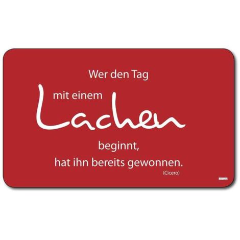 Dekor-Schneidbrett "Lachen" 23,5 x 14 cm, Melamin