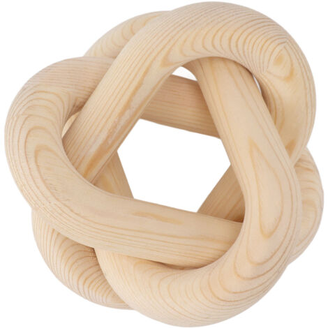 Dekorative 3-gliedrige Holzkette für Wohnzimmer, Café, natürliche Inneneinrichtung