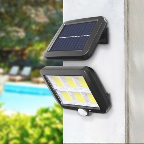 Dekorative Außenwandleuchte mit Bewegungsmelder und Solarstrom