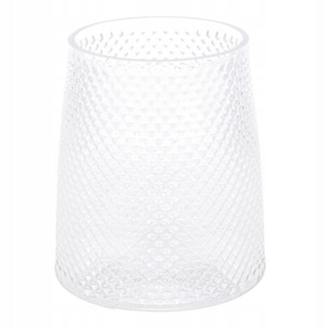 Dekorative Blumenvase aus Glas 18 cm
