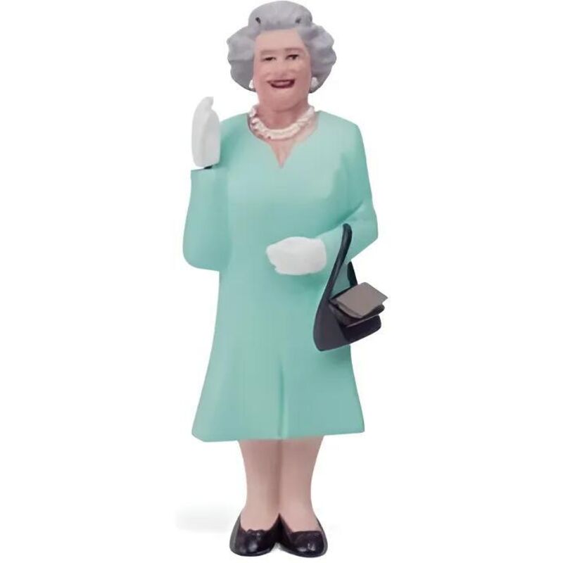 Dekorative Figur Kikkerland Königin Elizabeth Ii Blau 17 Cm
