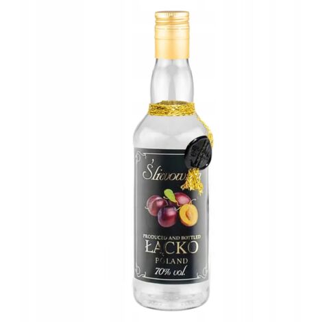 DEKORATIVE FLASCHE SCHWARZ PFLAUMENBROKKOLI