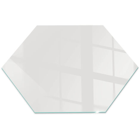 Dekorative Glasplatte für Kaminofen Schutzplatte mit ESG Sicherheitsglas Funkenschutzplatte Glasboden für Kamin Farbe Grau h40 cm