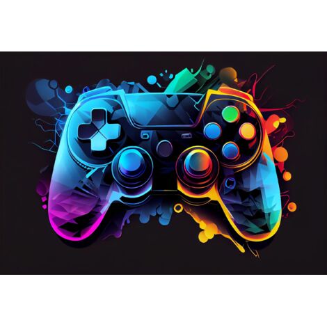 Dekorative Heizkörper-Magnetabdeckung Matte mit Gaming Pad Motiv