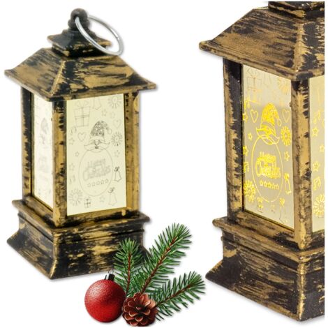 Dekorative LED-Adventslaterne mit 9 cm Rorate-Halterung