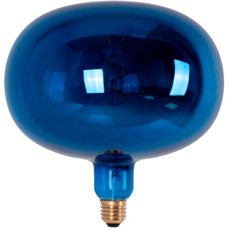 BARCELONA LED Dekorative LED Glühbirne DECOR BLAU - E27 R220 - Dimmbar - 4W -