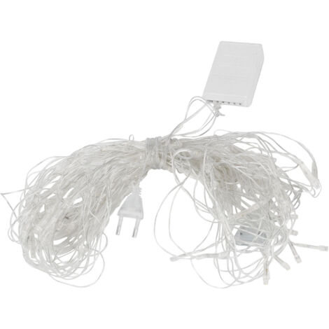 Dekorative Lichterkette mit 8 Modi für Weihnachten, Hochzeiten und Partys, 1,5 x 1,5 m, 250 V, EU-Stecker