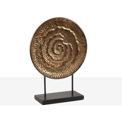 Dekorative Metallscheibe in Sop. 39x14x52cm
