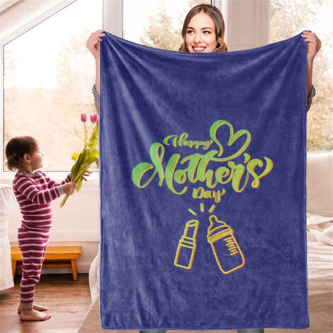 Dekorative Polyesterdecke, 140 x 200 cm – Geschenkidee für Mutter