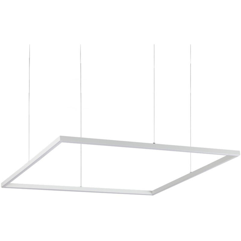 Ideal Lux Weiß Dekorative Quadratische Integrierte Pendelleuchte 3000K, 51W
