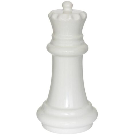 Dekorative Schachfigur Lola H15cm - Weiß