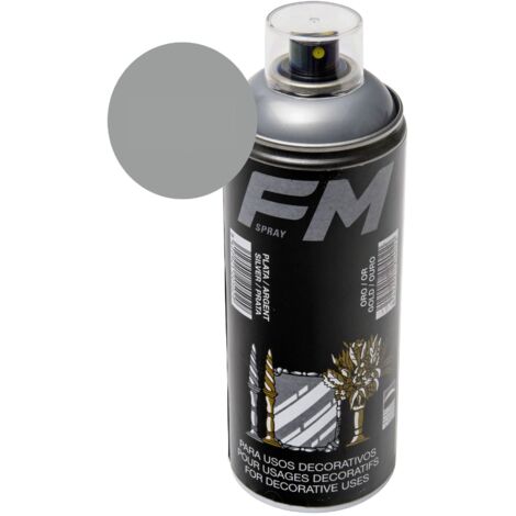 Dekorative Sprühdose Silber 400ml