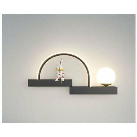 Dekorative Wandleuchte-YH8031 schwarz Schlafzimmer Nachttischlampe LED Wohnzimmer Hintergrund Wandleuchte