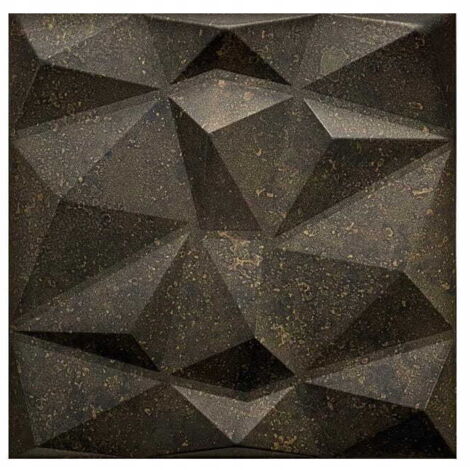 Dekorative Wandpaneele 50x50 cm, 8er-Pack, anthrazit