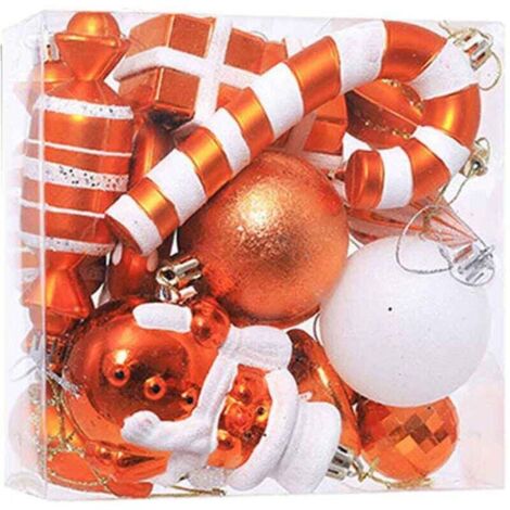 Dekorative Weihnachtskugeln für Weihnachtsbäume, unzerbrechlicher Weihnachtsbaumschmuck, hängende Kugeln für die Weihnachtsdekoration