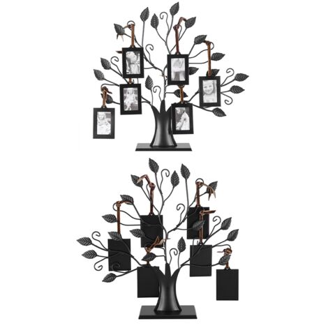 Dekorativer Familienfoto-Baum mit Hängehalterung