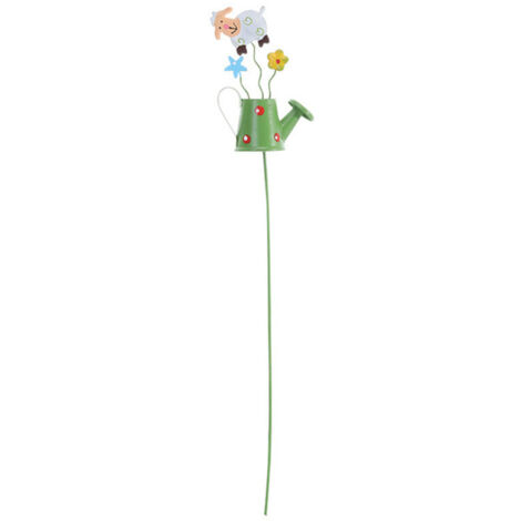 Dekorativer Gartenstecker aus Eisen – 1 Stück – Miniatur für Topfpflanzen (27 cm/36 cm, verschiedene Farben)