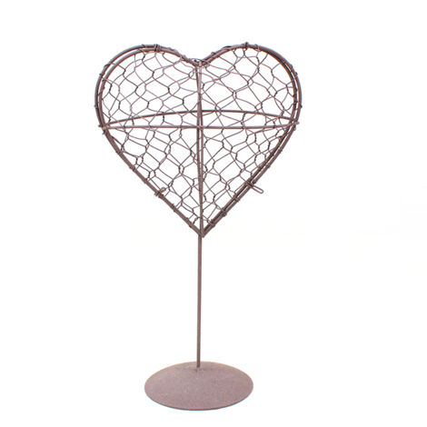 Dekorativer Metall-Hängerahmen – Schmiedeeiserner Rahmen – Moderner Vintage-Stil, 30 cm hoch, 17 cm Durchmesser, zur Wanddekoration