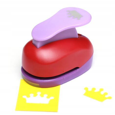 Dekorativer Papierstanzer 3,8 cm 38 mm Krone