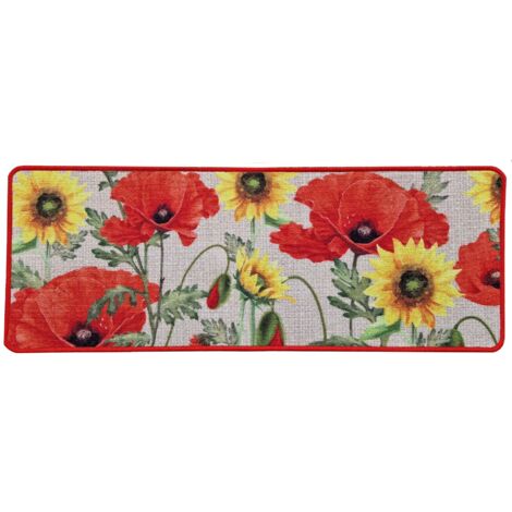 Dekorativer Teppich Mohn HDI  40 x 60 cm