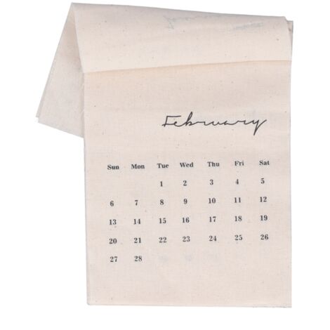 Dekorativer Vintage-Kalender – Elegantes nordisches Schmuckstück für Zuhause