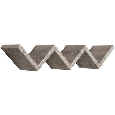 Dekorativer wandregal mod. Saetta farbe eiche mokka