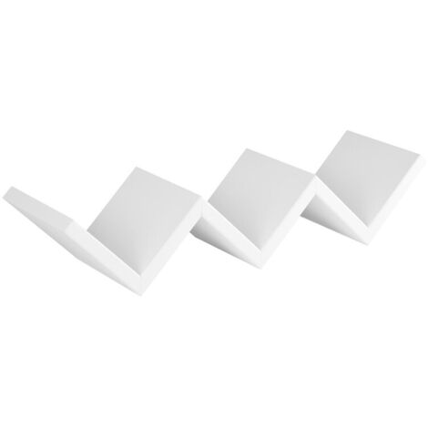 Dekorativer wandregal mod. Saetta farbe weiss