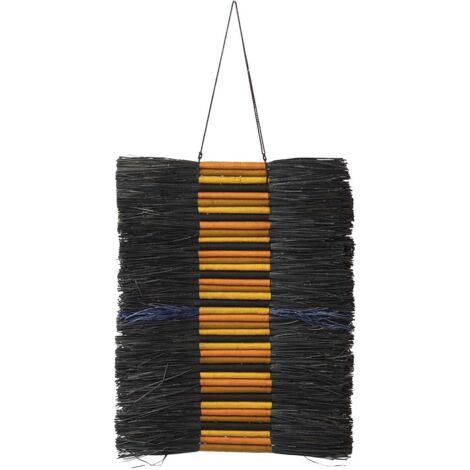 Dekorativer Wandteppich aus Naturfaser, 62 x 2 x 51 cm