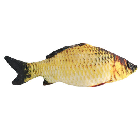 Dekoratives 3D-Kissen in Karpfenform, 60 cm – Moderne Sofadekoration