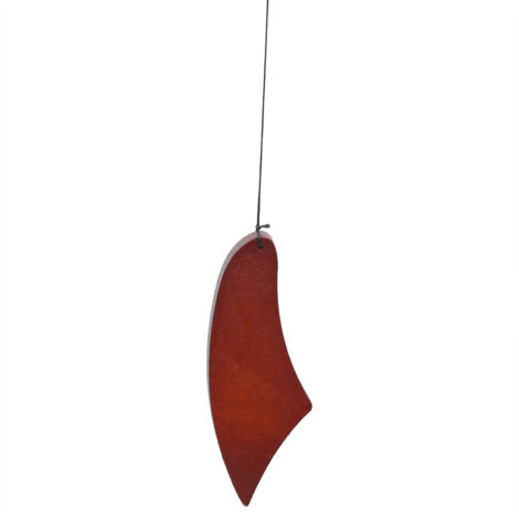 Dekoratives 5-Rohr-Windspiel aus Metall mit Haken für Garten und Innenbereich, 100 cm lang, aus robustem Metall (623 g)