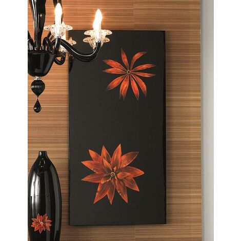Dekoratives Holzpaneel in Schwarz 60x120x4 cm