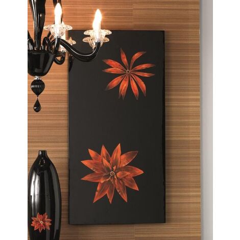 Dekoratives Holzpaneel in Schwarz 60x120x4 cm