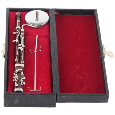 Dekoratives Miniatur-Fagott – 17 cm großes Miniatur-Musikinstrumentenmodell – Handgefertigte Geschenkidee