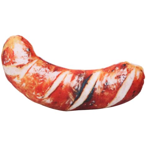 Dekoratives Plüsch-Lebensmittelkissen zur Lendenwirbelstütze und -dekoration - Wurstkissen als Geschenk
